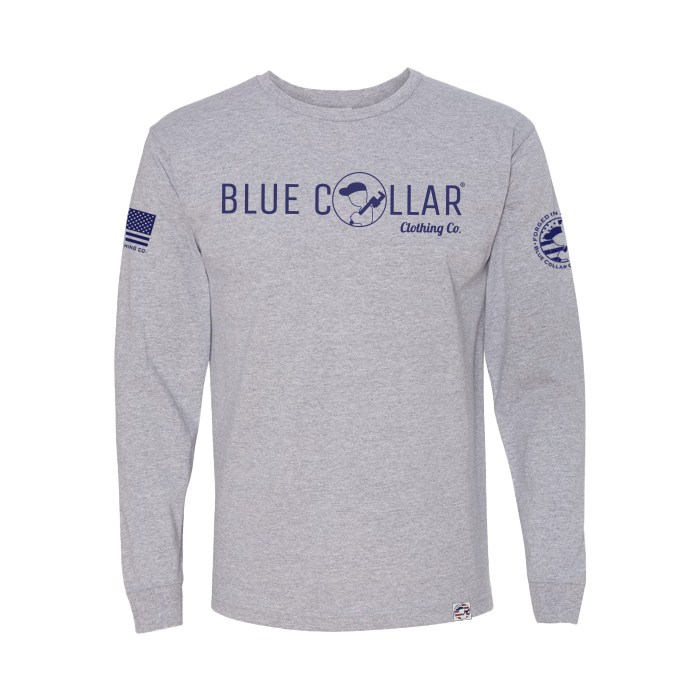 Blue Collar Logo Long Sleeve
