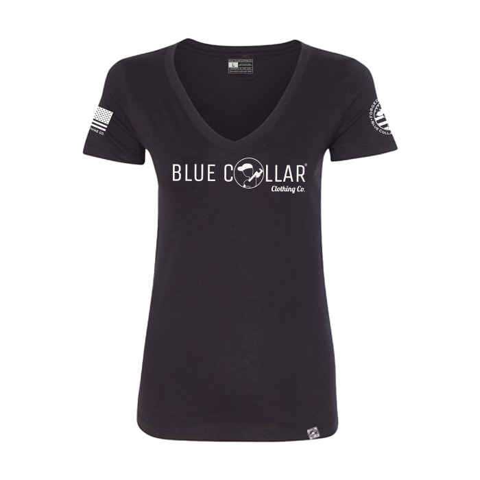 Blue Collar White Logo