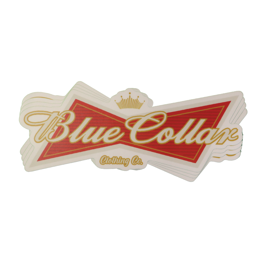 King Of Blue Collar Decal