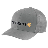 MEN'S RUGGED FLEX® FITTED CANVAS MESH-BACK LOGO GRAPHIC CAP 105353