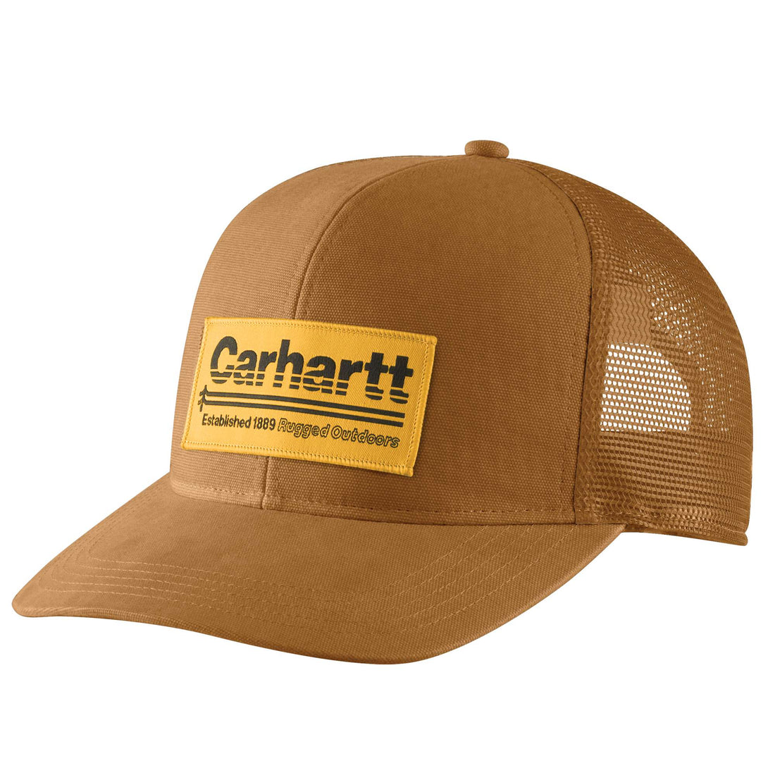 MEN'S CANVAS MESH-BACK OUTDOORS PATCH CAP 105693