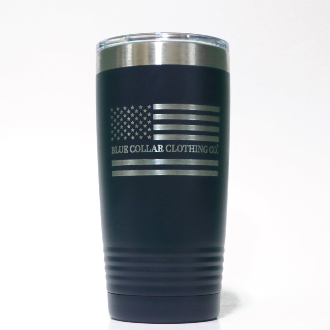 20 oz Ringneck Tumbler Navy Blue Collar Flag