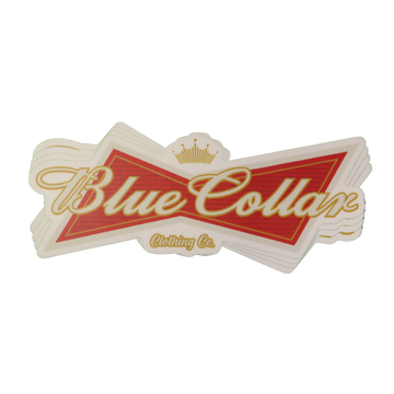 King Of Blue Collar Decal