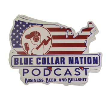 Blue Collar Nation Podcast Decal